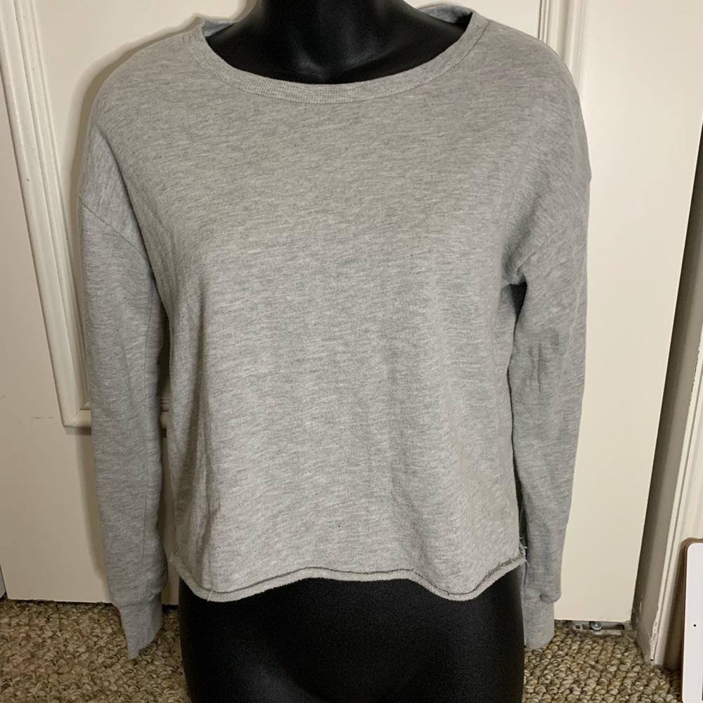 Womens Gray Sweatshirt Preloved Size XS